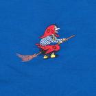 grembiule blu per bimbi con motivo "strega" blu