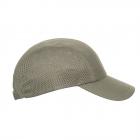 HUTTER | Cappello a visiera sportivo e arioso in microfibra verde oliva.
