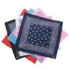 Bandana paisley in colori diversi - 100% cotone rosso