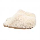 SHEPHERD | Pantofole in pura lana di montone da donna naturale