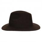 HUTTER | Cappello feltro senza guarnizione stampo Hutter marrone scuro