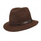 HUTTER | cappello Angelino Traveller feltro lapin marrone