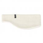 McBeanie | fascia in lana maglia con fodera pile bianco naturale