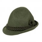 HUTTER | cappello da cacciatore in feltro lana con cordone lana verde