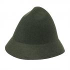 HUTTER | Cappello in feltro lana tascabile verde