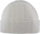 STETSON | cappello in maglia di 100 % cashmere con risvolto bianco naturale