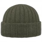 STETSON | cappello in maglia di 100 % cashmere con risvolto 