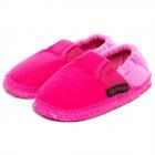 GIESSWEIN | Ciabatte da bambino, modello Aichach, realizzate in cotone con elastico fuxia