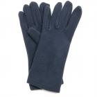 guanti da donna in pile blu