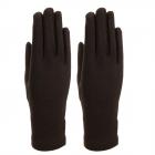 FASHION | Guanti da donna con dita in micropile aderenti ed elasticizzati marrone