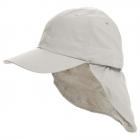 HUTTER | berretto con visiera in SUPPLEX con coprinuca staccabile grigio