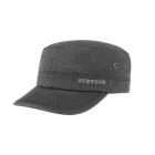STETSON | Berretto visiera Army Cap Cubano Cotton nero