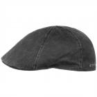 STETSON | Coppola uomo in cotone stile ecopelle nero