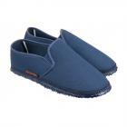 GIESSWEIN | Ciabatte Berlin realizzate in puro cotone con suole in gomma antiscivolo blu scuro
