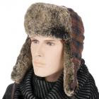 STETSON | berretto bomber modello Stevens Woolrich Lapeer con la pi� morbida pelliccia di coniglio e camello