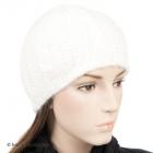 MODA | Cappelli da donna in maglia d'angora bianco naturale