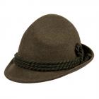 HUTTER | cappello cacciatore in ottimo feltro lana tascabile verde scuro