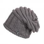 McBEANIE | Cappello a berretto in maglia grigio scuro