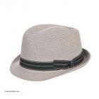 cappello Trilby da donna e uomo  grigio