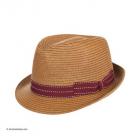 cappello Trilby da donna e uomo  camello