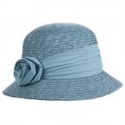 SEEBERGER | cappello paglia donna celeste