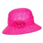 SEEBERGER | cappello paglia donna fuxia