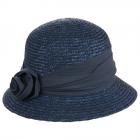 SEEBERGER | cappello paglia donna blu