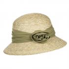 SEEBERGER | cappello paglia donna verde