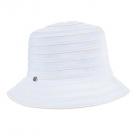 cappello estivo tascabile per donna bianco