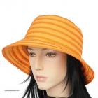 cappello estivo tascabile per donna arancio