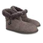 pantofole in montone da uomo Oskar Shepherd grigio scuro