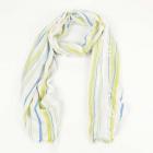 sciarpa estiva unisex con frange piccole giallo
