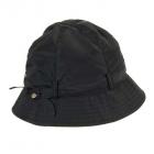 Cappello da pioggia Cloche pratico e maneggevole in un design alla moda nero