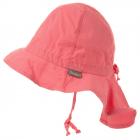 STERNTALER | Cappello in panno con collo e protezione UV fuxia