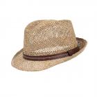 HUTTER | Cappello Trilby in paglia naturale