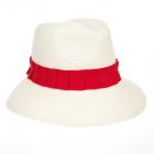 ROSSOMENTA | Cappello estivo da donna a tesa larga rosso