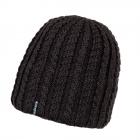 McBEANIE | berretto lana maglia con pile interno tinta unita antracite