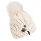 McBeanie | berretto donna Zenturia con pompon bianco naturale