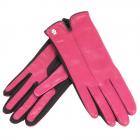 Guanti da donna in pelle firmati ROECKL fuxia