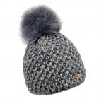 NORTON | berretto da donna con pompon animale grigio