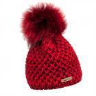 NORTON | berretto da donna con pompon animale rosso