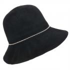 cappello elegante da donna  nero