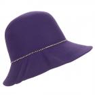 cappello elegante da donna  viola 1