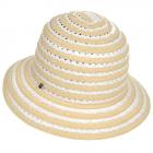 cappello cloche bianco