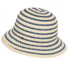 cappello cloche blu