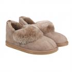 pantofole in lana montone da donna modello Karin firmato SHEPHERD grigio