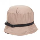Cappello cloche firmata Alessandra Bacci beige