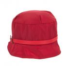 Cappello cloche firmata Alessandra Bacci rosso scuro