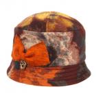 cappello cloche da donna firmato ALESSANDRA BACCI  marrone