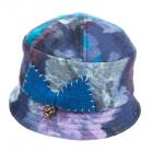 cappello cloche da donna firmato ALESSANDRA BACCI  blu